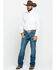 Image #5 - Ariat Men's Wrinkle Free Solid Long Sleeve Button-Down Western Shirt, White, hi-res