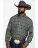 Image #1 - Ariat Men's Eldridge Performance Flannel Long Sleeve Western Shirt , , hi-res