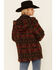 Image #4 - Outback Trading Co. Women's Boot Barn Exclusive Red Myra Aztec Print Storm-Flap Hooded Jacket , , hi-res