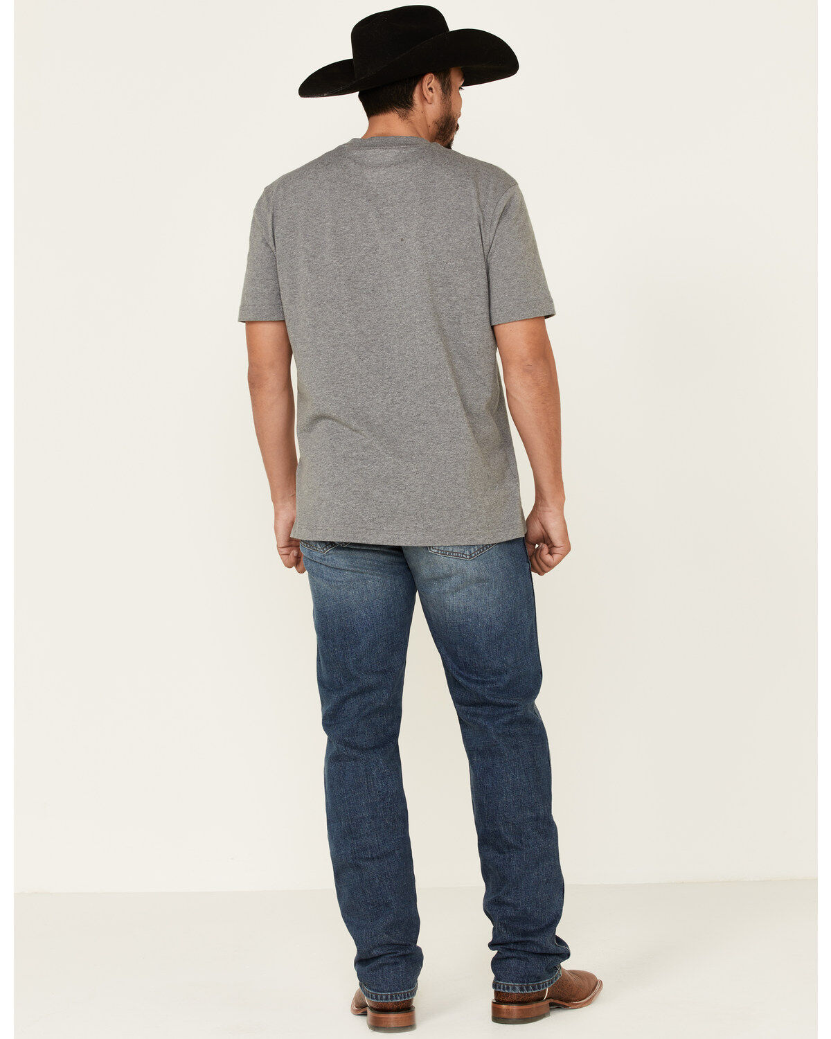Image #3 - Wrangler Retro Men's Cleburn Med Stretch Slim Straight Jeans , Blue, hi-res