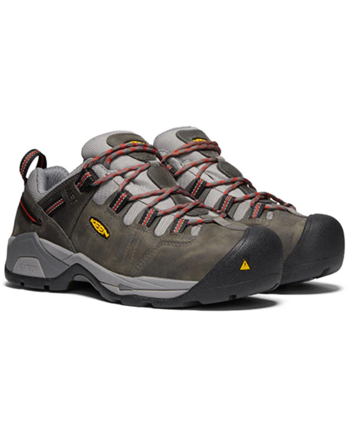 Keen Men's Detroit Hiking Boots - Soft Toe, Grey, hi-res