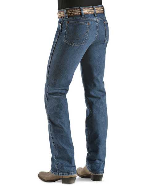 Wrangler 936 Cowboy Cut Slim Fit Prewashed Jeans - 38" Inseam, Stonewash, hi-res
