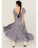 Image #4 - Free People Women's Sundrenched Floral Short Sleeve Maxi Dress, , hi-res
