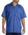 Image #1 - Dickies Men's Short Sleeve Work Shirt, Royal, hi-res
