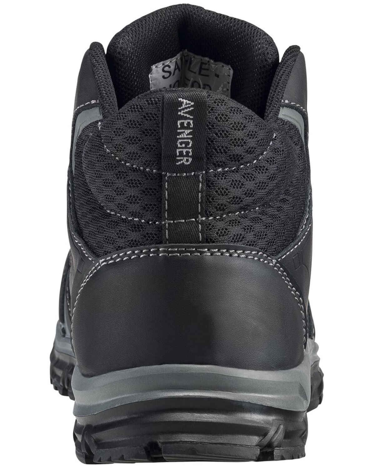 Image #4 - Avenger Men's Thresher Waterproof Work Shoes - Alloy Toe, Black, hi-res