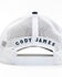 Cody James Men's Long Horn Skull Flag Embroidered Mesh-Back Ball Cap , Navy, hi-res