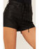 Image #2 - Idyllwind Women's Horseshoe Lane High Risin Coated Lace-Up Shorts, Black, hi-res