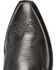 Abilene Men's 7" Wingtip Zip Boots, Black, hi-res