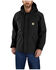 Image #1 - Carhartt Men's Shoreline Storn Defender Loose Heavyweight Zip-Front Work Jacket - Tall, Black, hi-res