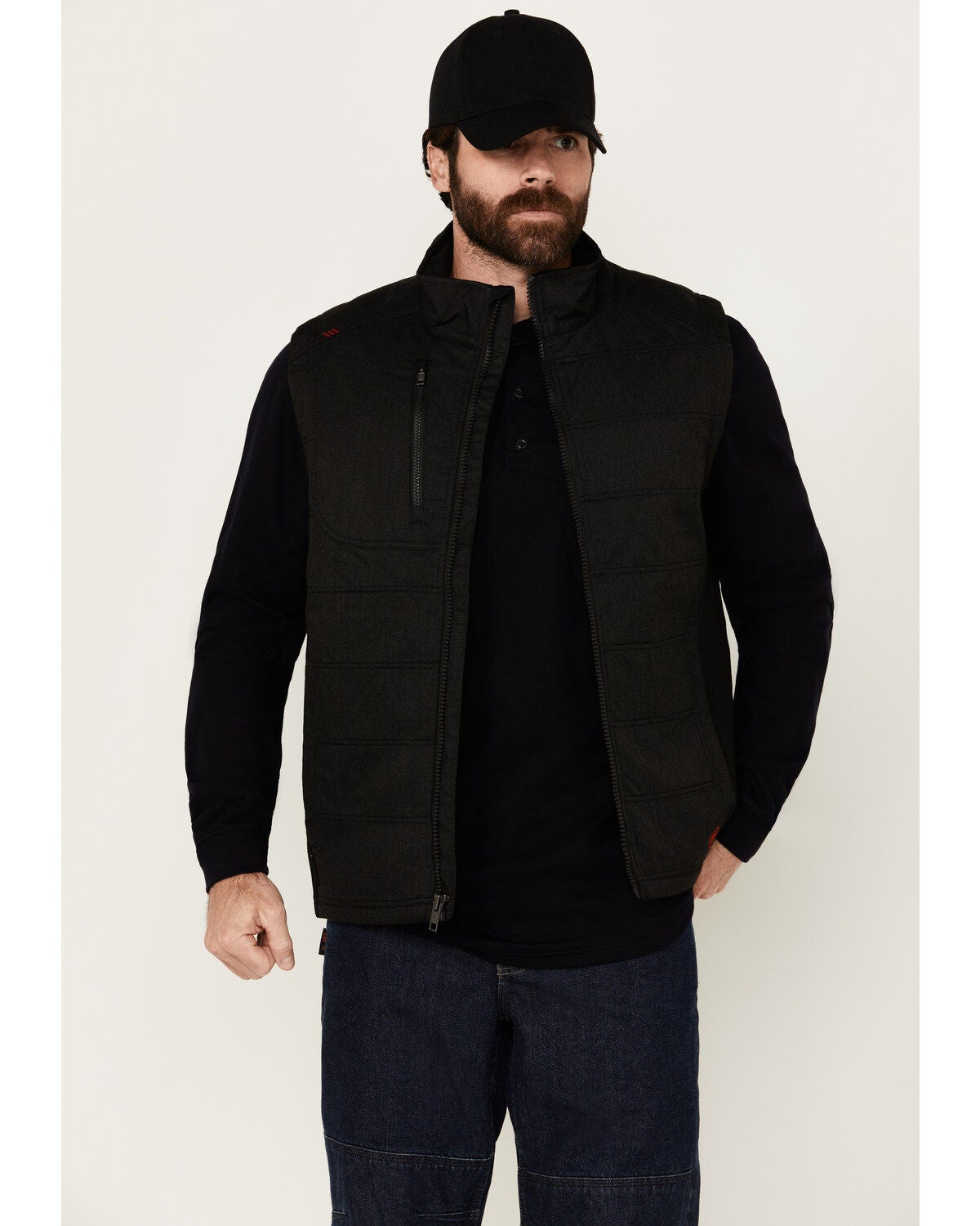 Ariat Men's FR Cloud 9 2.0 Insulated Vest, Black, hi-res