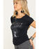 Image #3 - Shyanne Women's Black Whiskey Wonderland Graphic Tee , , hi-res