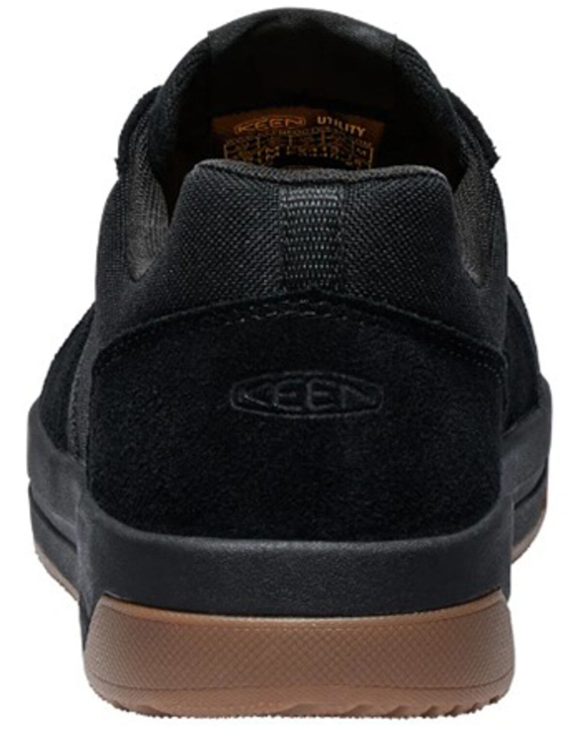 Image #3 - Keen Men's Kenton Work Shoes - Carbon Fiber Toe, Black, hi-res