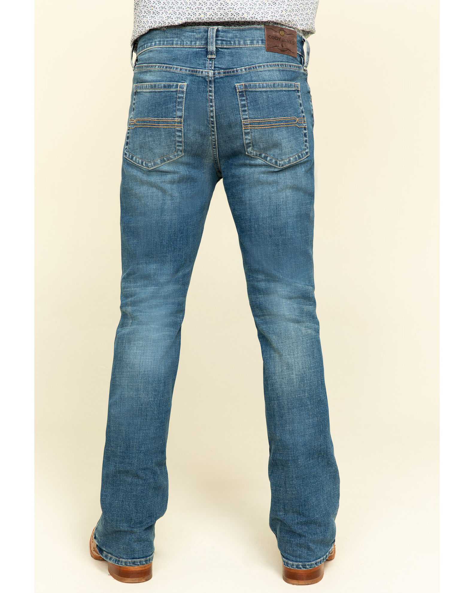 Mens crosshatch hotsell bootcut jeans