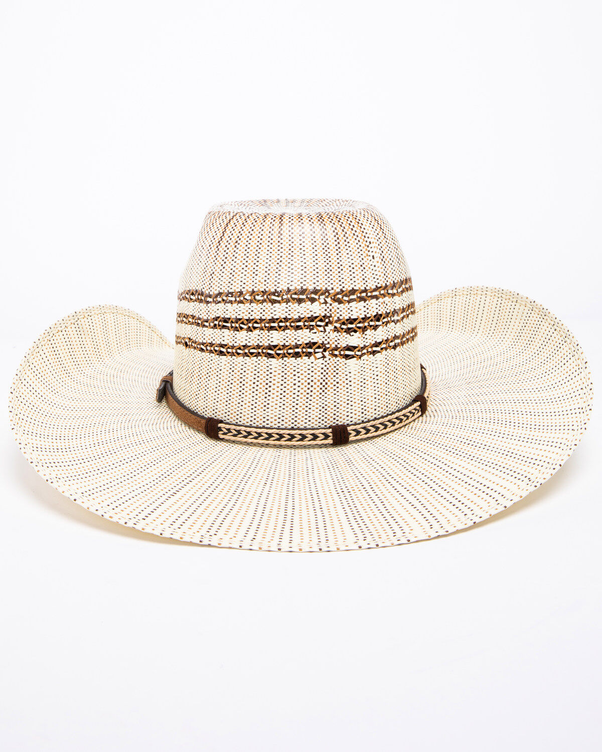 Image #5 - Cody James Braided Arrow 15X Straw Cowboy Hat, Natural, hi-res
