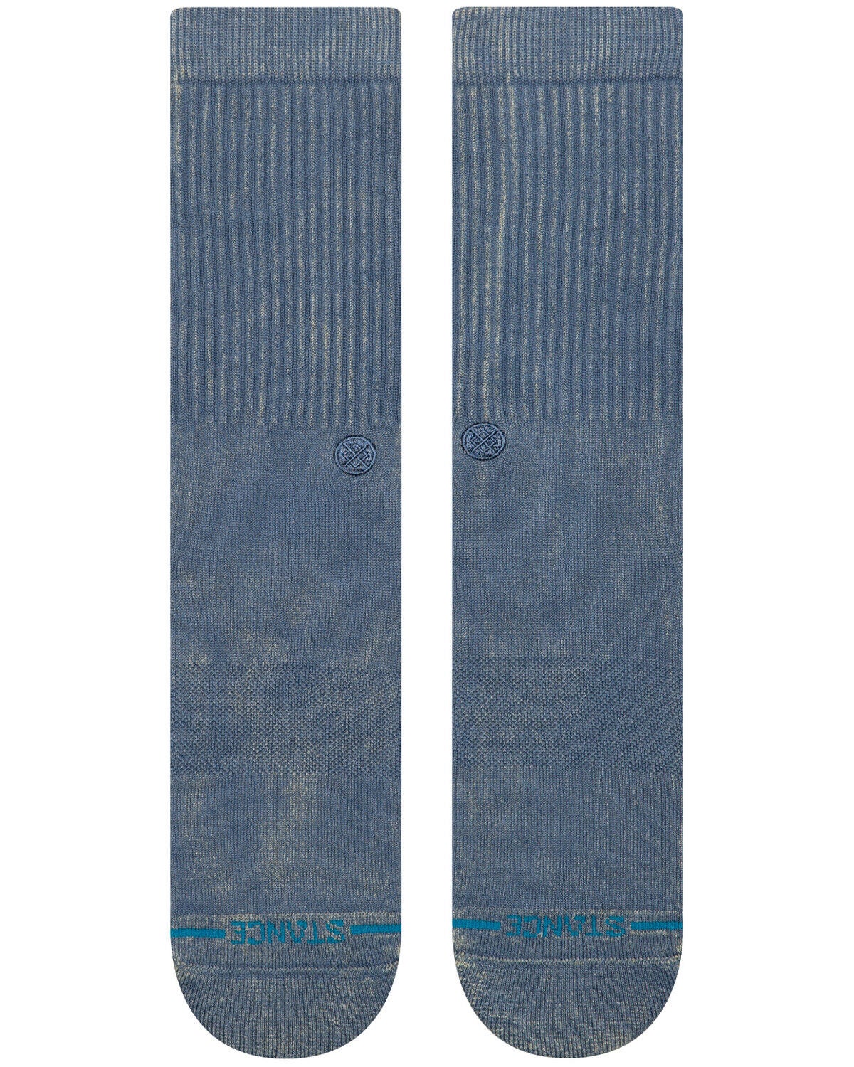 Image #2 - Stance Men's Icon Crew Socks, Blue, hi-res