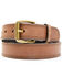 Image #1 - Hawx Men'sTriple Stitched Work Belt, Brown, hi-res