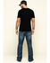Cody James Men's Wolftooth Medium Wash Stretch Relaxed Bootcut Jeans , Blue, hi-res