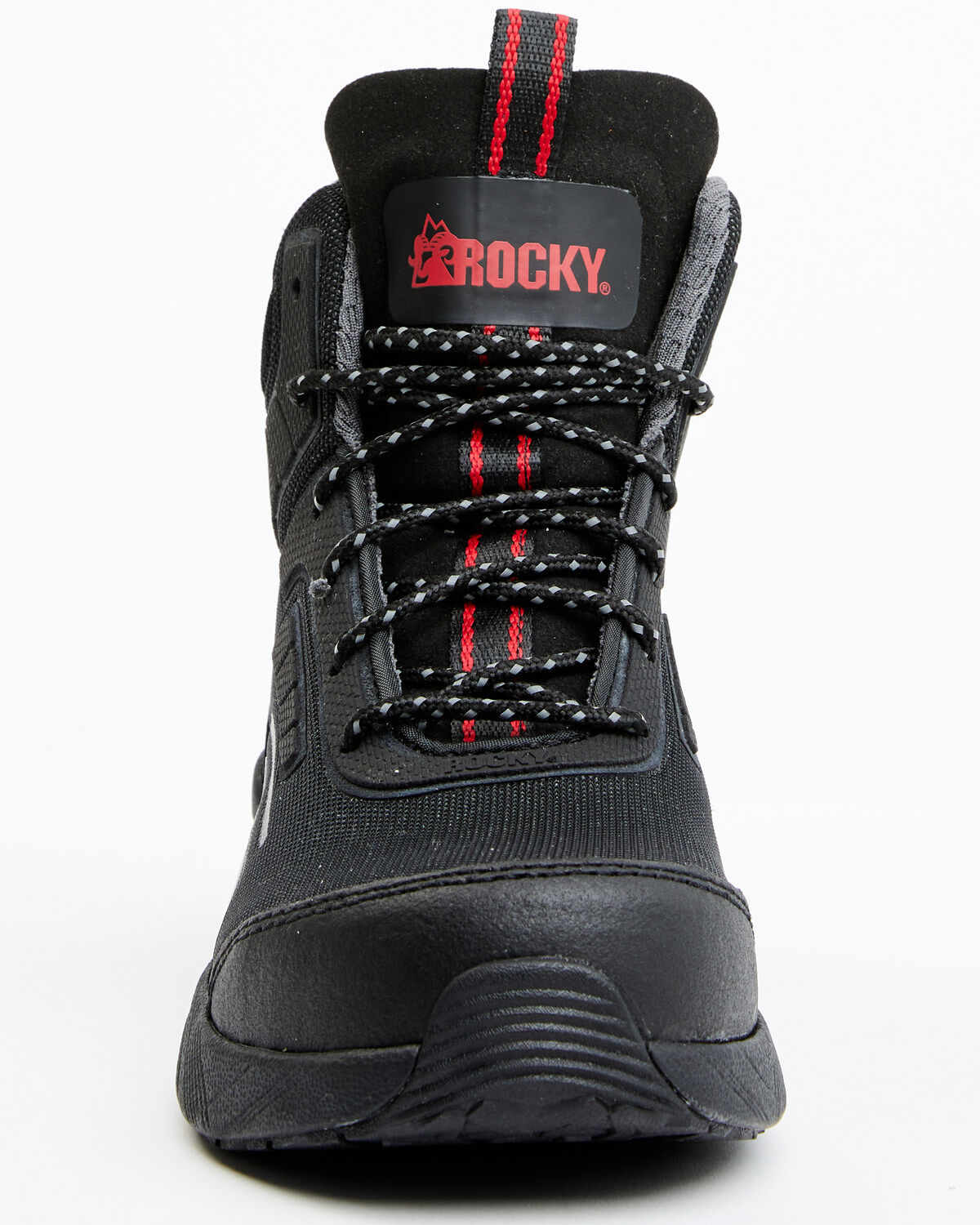 Image #4 - Rocky Men's Industrial Athletix Hi-Top 6" Work Shoe - Composite Toe, Black, hi-res