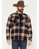 Image #2 - Howitzer Men's Boot Barn Exclusive American Patriot Plaid Print Long Sleeve Button-Down Flannel Shirt, Black, hi-res