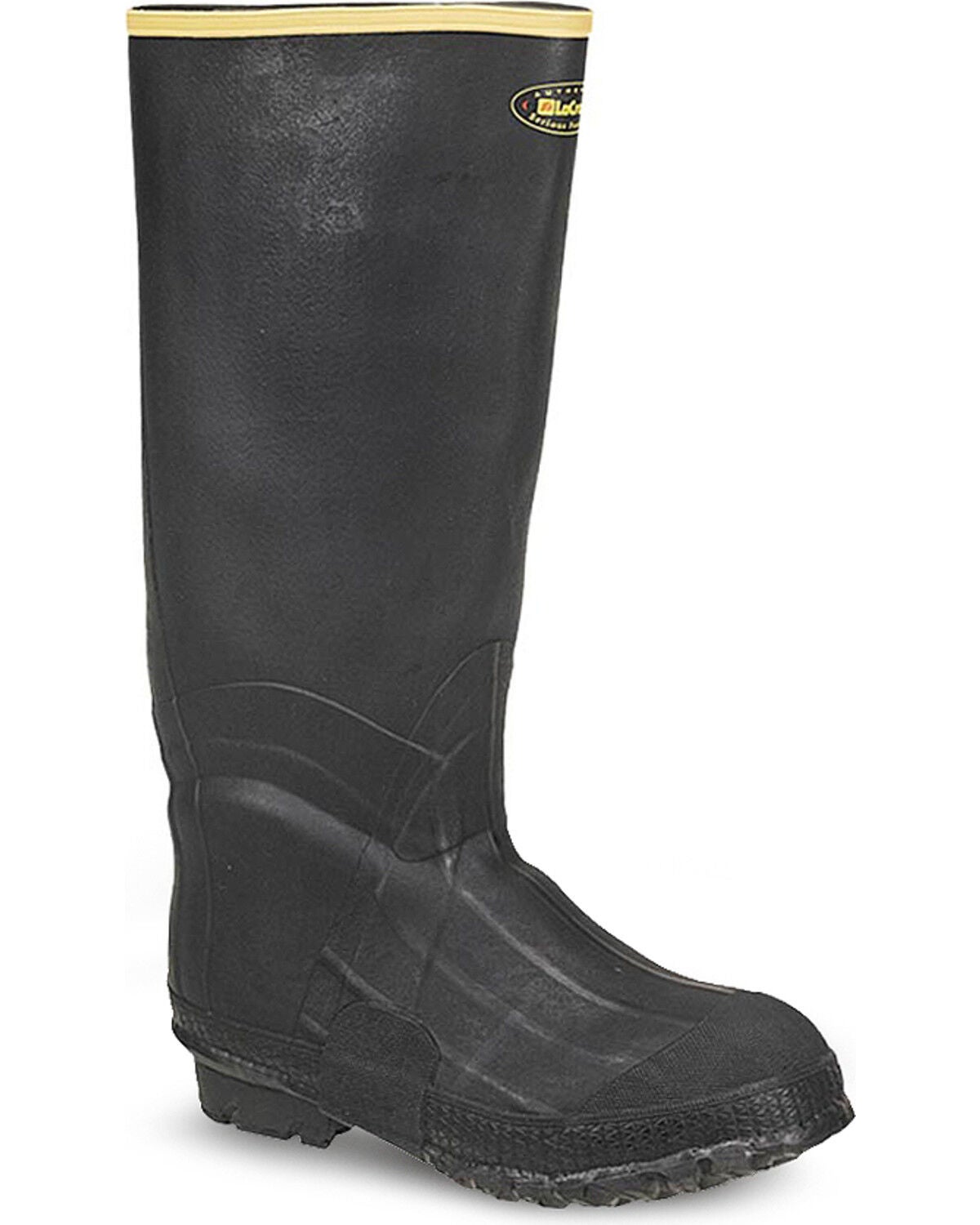 LaCrosse Men's Zxt Knee Work Boots - Round Toe, Black, hi-res