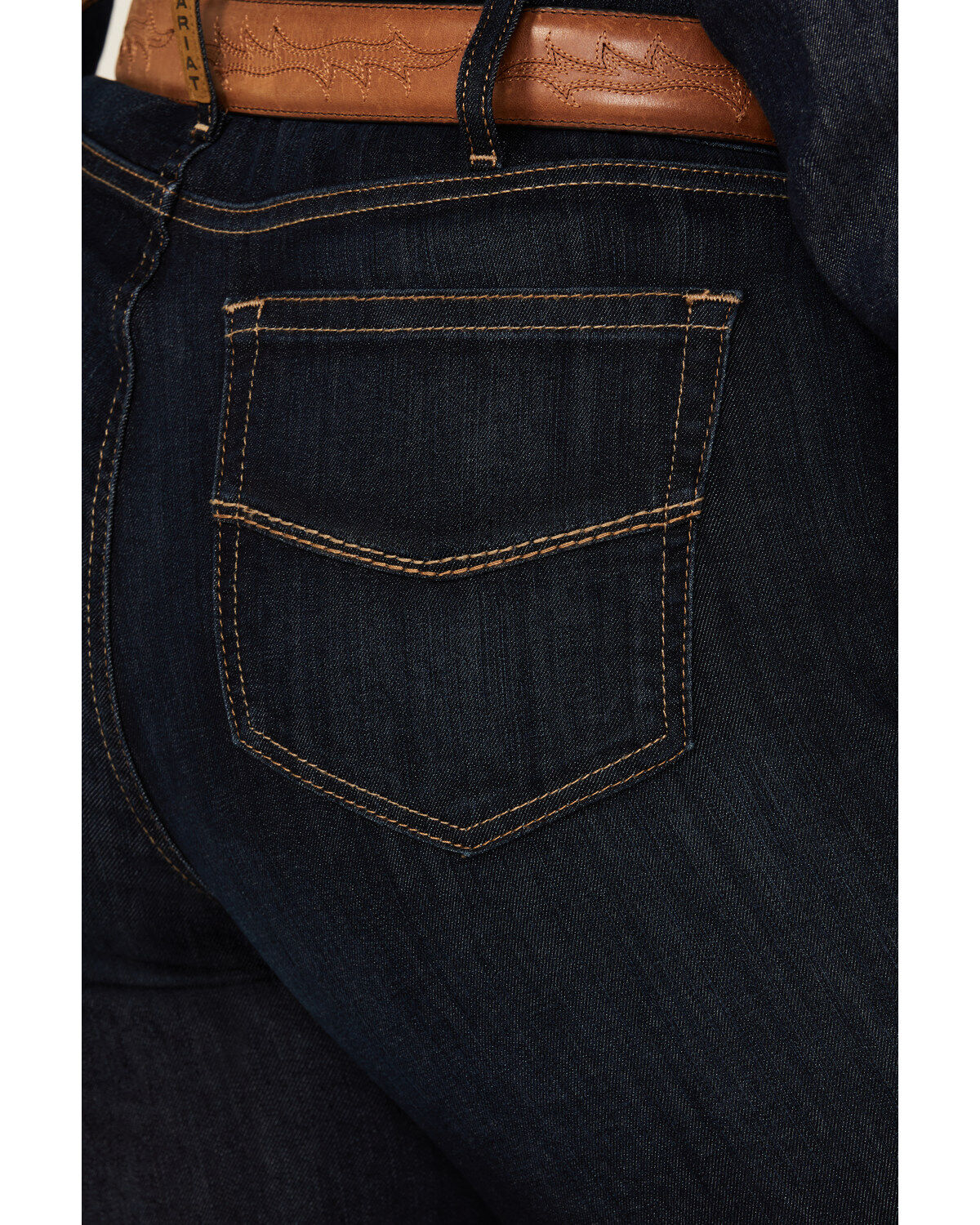 Product Name:  Ariat Women's R.E.A.L. Dark Wash Ophelia Prefect Rise Trouser Denim Jeans - Plus