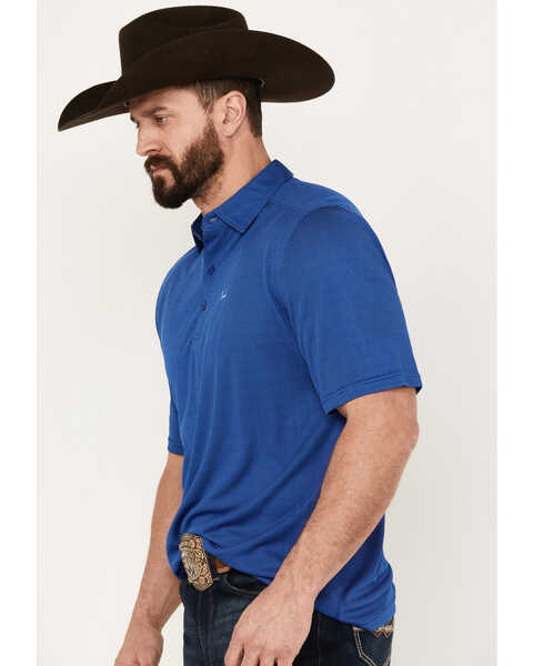 Cinch Men's ARENAFLEX Short Sleeve Polo Shirt, Royal Blue, hi-res