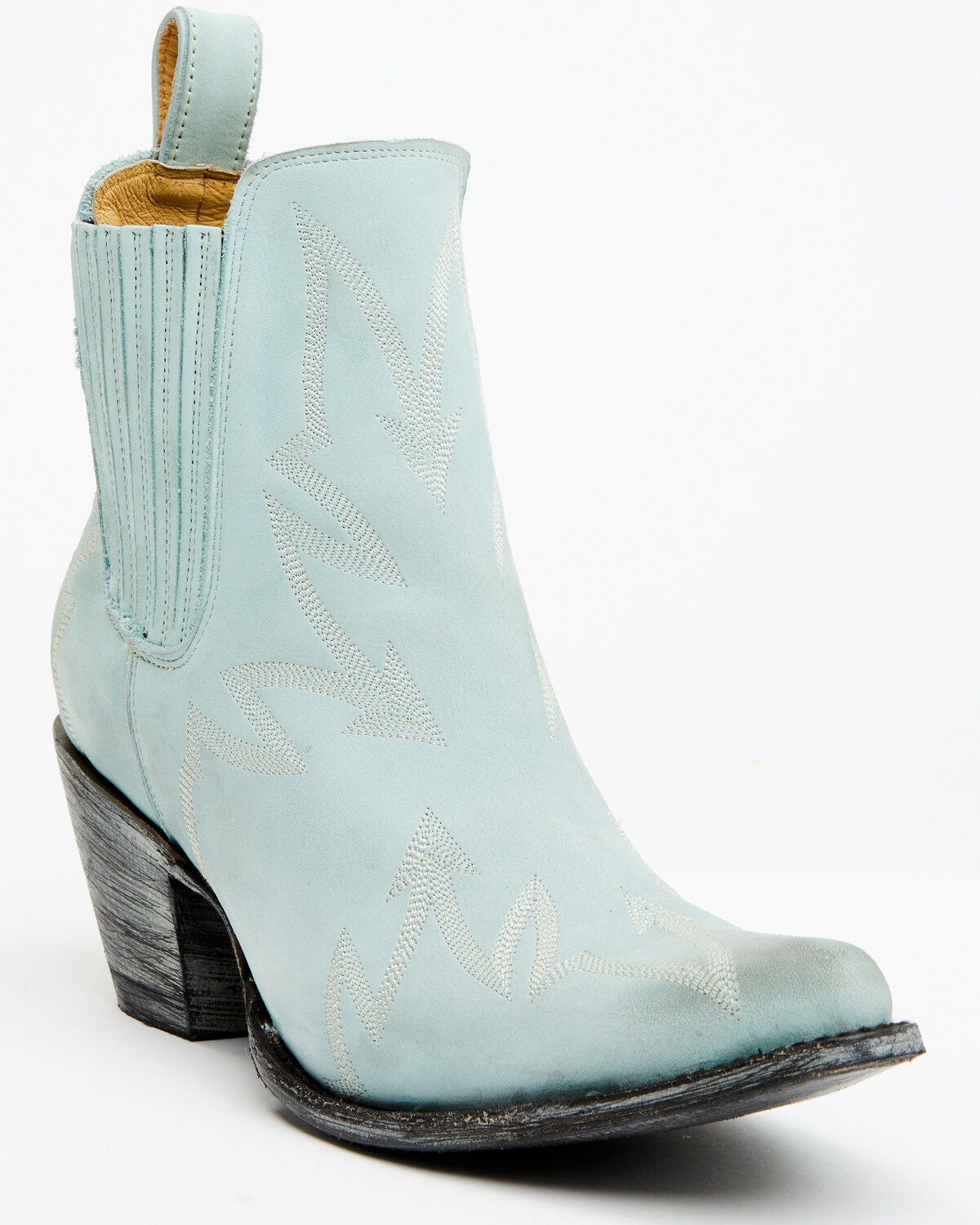 Yippee Ki Yay by Old Gringo Women's Vadia Booties - Round Toe, Blue, hi-res