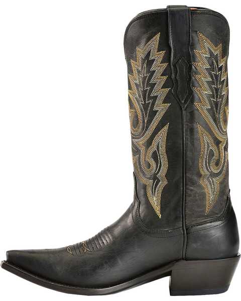 Lucchese Men's Western Boots, Black, hi-res