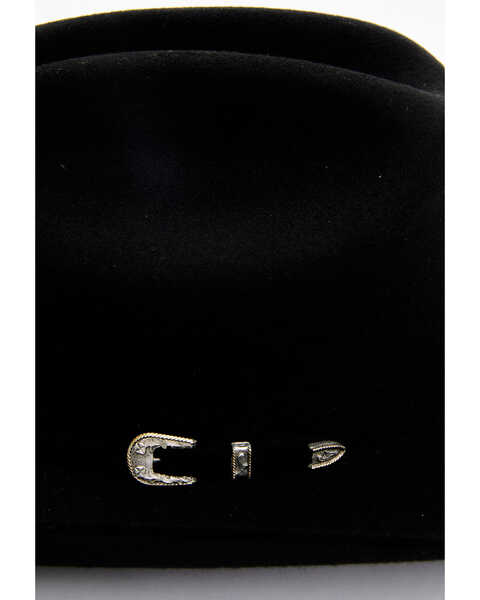Cody James Men's 3X Black Self Buckle Band Wool Felt Western Hat, Black, hi-res