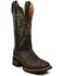 Image #1 - Dan Post Women's Performance Western Boots - Broad Square Toe , Chocolate, hi-res
