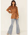 MINKPINK Women's Tan We Are Free Fringe Jacket, Tan, hi-res