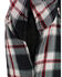 Image #4 - Milwaukee Performance Men's Black/White/Red Aramid Flannel Biker Jacket - 3X, Black/red, hi-res