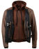 Image #3 - Milwaukee Leather Men's Scoundrel Vintage Crazy Horse Leather Jacket - 4X, Brown, hi-res