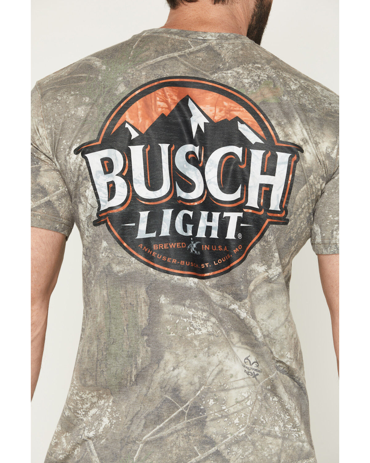 Image #4 - Buckwear Men's Busch Blaze Camo Print Short Sleeve Graphic T-Shirt, Camouflage, hi-res