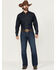 Image #2 - Wrangler Men's Retro Relaxed Fit Mid Rise Boot Cut Jeans, Indigo, hi-res