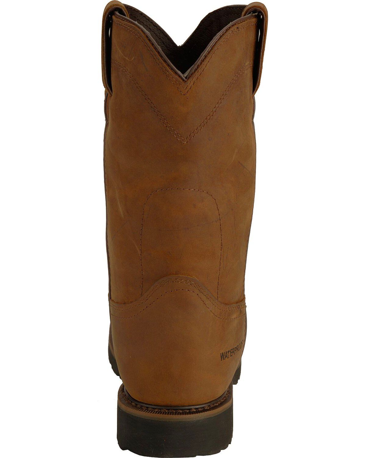 Image #7 - Justin Men's Drywall Waterproof Pull On Work Boots - Steel Toe, , hi-res