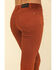 Image #4 - Shyanne Women's Rust Studded Front Seam Bootcut Jeans, , hi-res