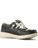Image #1 - Ariat Women's Hair-On Tooled Hilo Casual Shoes - Moc Toe, Black, hi-res