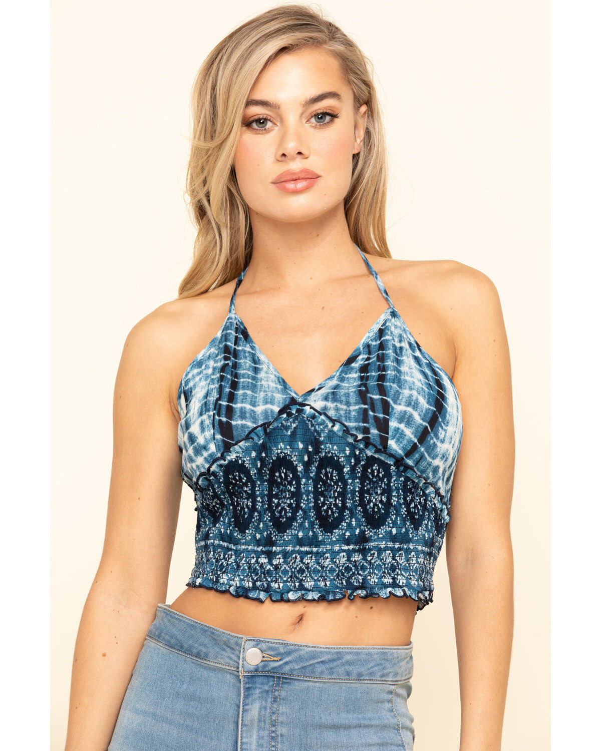 Image #4 - Patrons of Peace Women's Tie Halter Crop Top, , hi-res