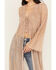 Image #3 - En Creme Women's Metallic Long Sleeve Duster Kimono, Rose, hi-res