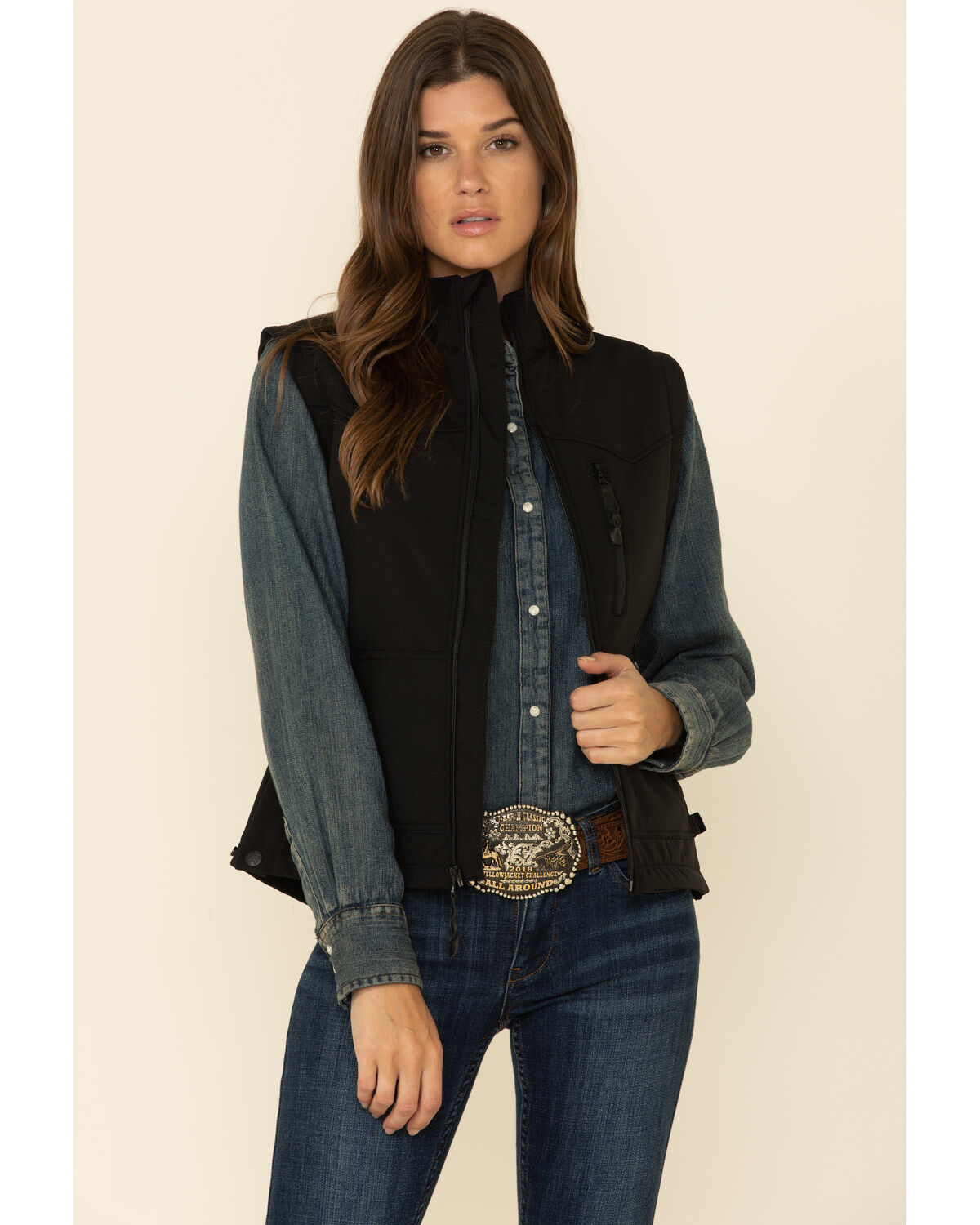 Image #6 - STS Ranchwear Women's Barrier Zip Vest, , hi-res