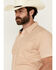 Image #2 - Cody James Men's Gold Coast Geo Print Short Sleeve Button-Down Stretch Western Shirt, Gold, hi-res