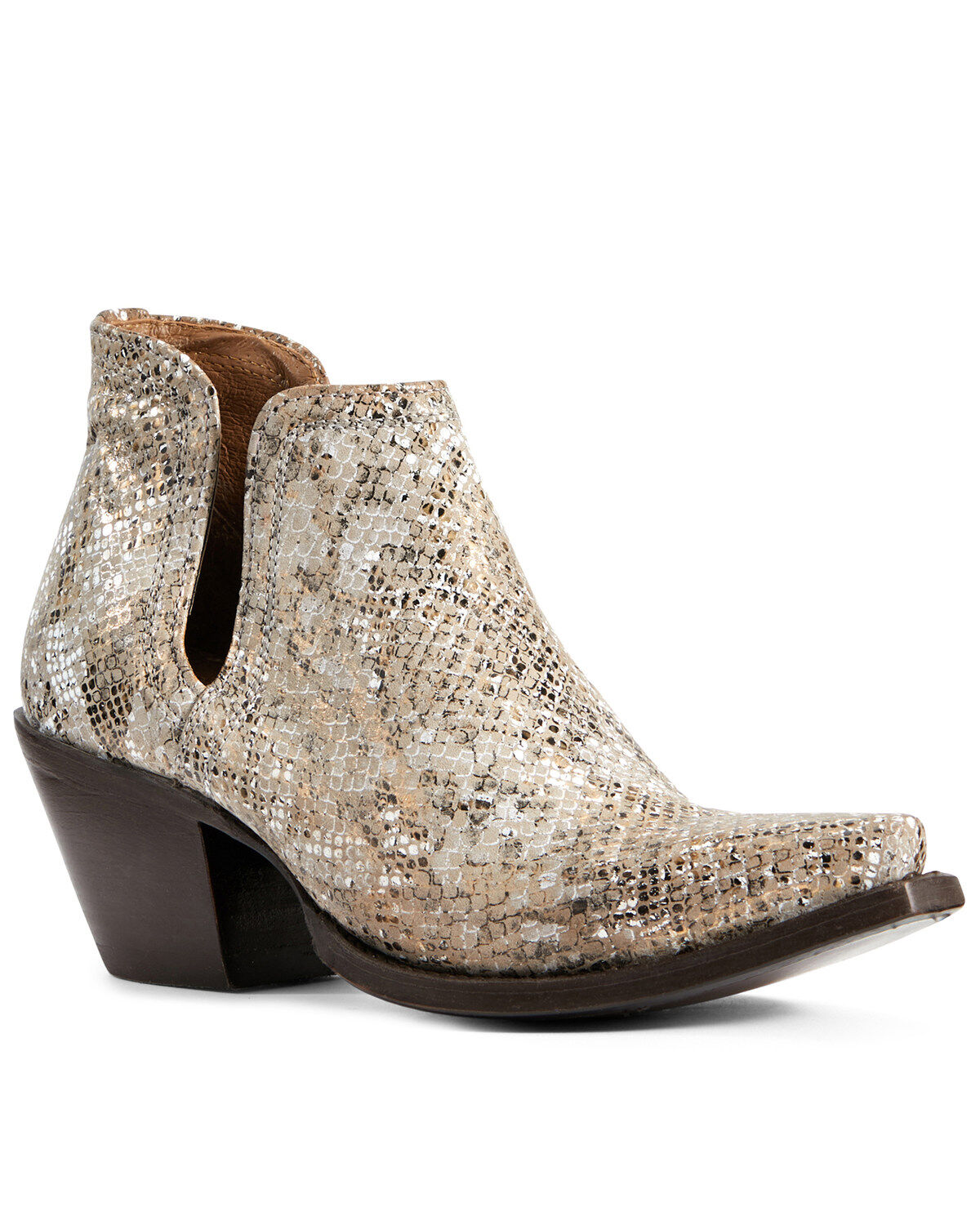 ariat stax studded wedge bootie