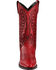 Image #4 - Abilene Women's Whipstitched Western Boots - Snip Toe, Red, hi-res