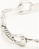 Image #4 - Lainey Wilson Women's Horse Bit Chain Link Bracelet, Silver, hi-res