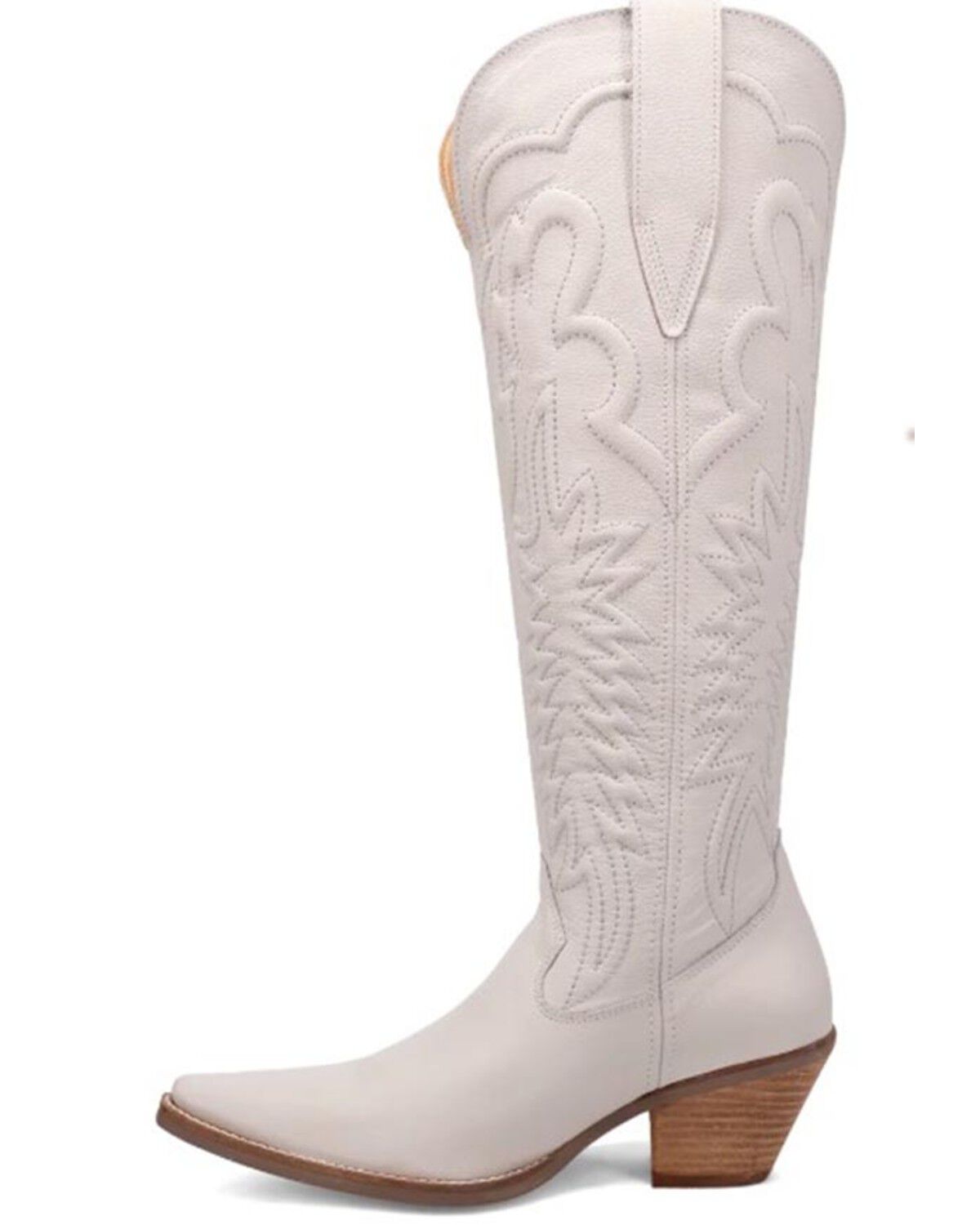 Image #3 - Dingo Women's Raisin Kane Tall Western Boots - Snip Toe, White, hi-res