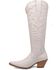Image #3 - Dingo Women's Raisin Kane Tall Western Boots - Snip Toe, White, hi-res