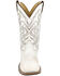 Image #4 - Smoky Mountain Women's Georgia Western Boots - Broad Square Toe, White, hi-res