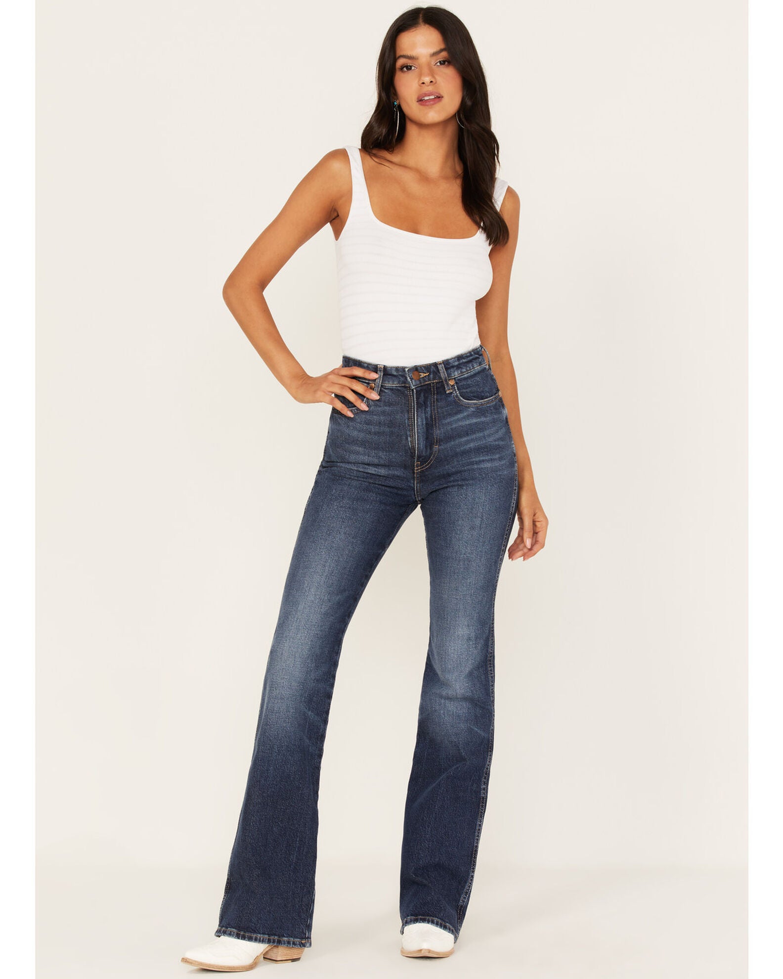 Wrangler Modern Women's Dark Wash Westward Bootcut Jeans