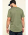 Image #2 - Hawx Men's Olive Solid Pocket Short Sleeve Work T-Shirt - Tall , , hi-res